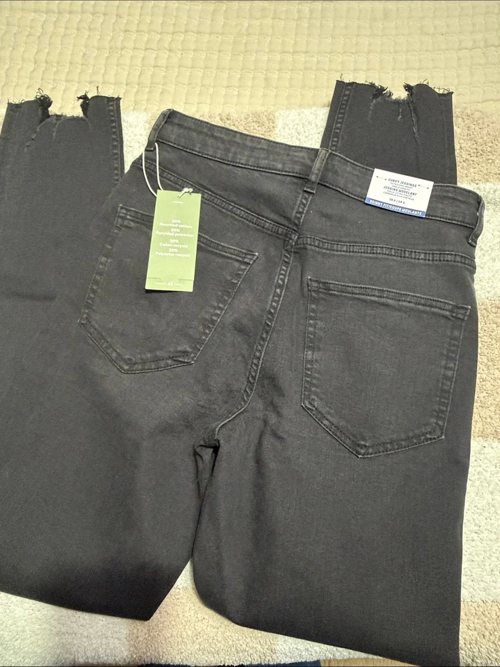 H&M distressed jeans